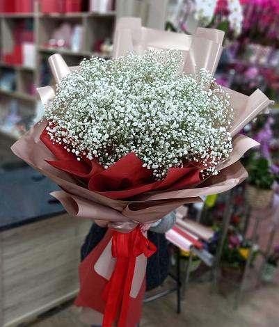 Букет цветов из: Гипсофила в Большое Алексеевское